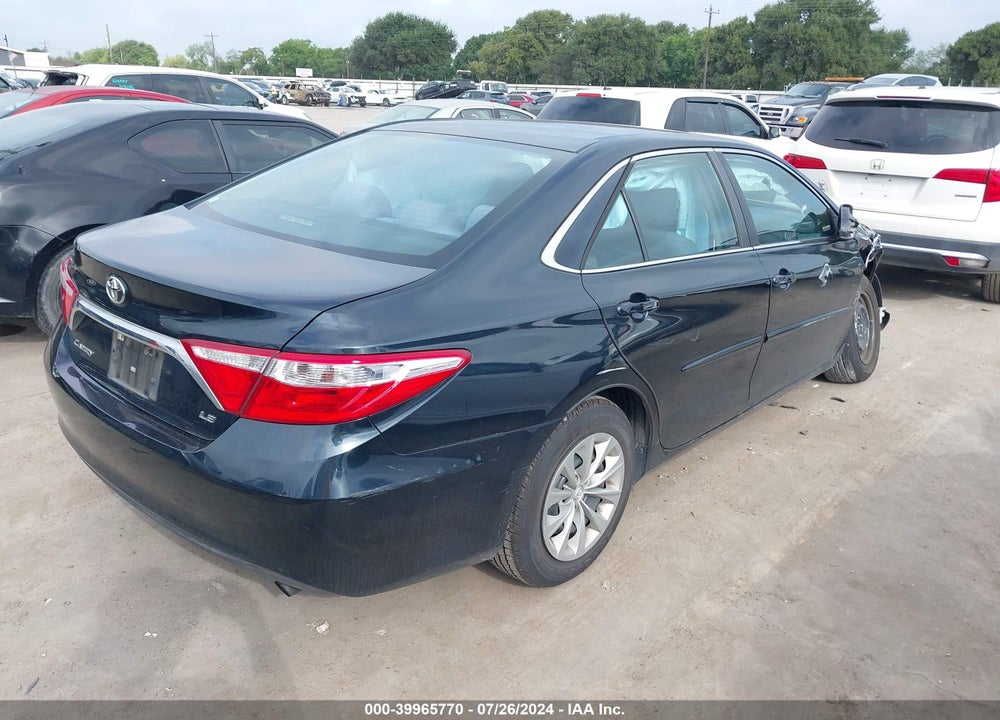 2015 TOYOTA CAMRY LE VIN: 4T4BF1FK9FR448648