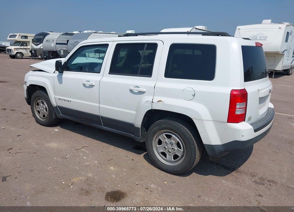 2015 JEEP PATRIOT VIN: 1C4NJPBB8FD304821