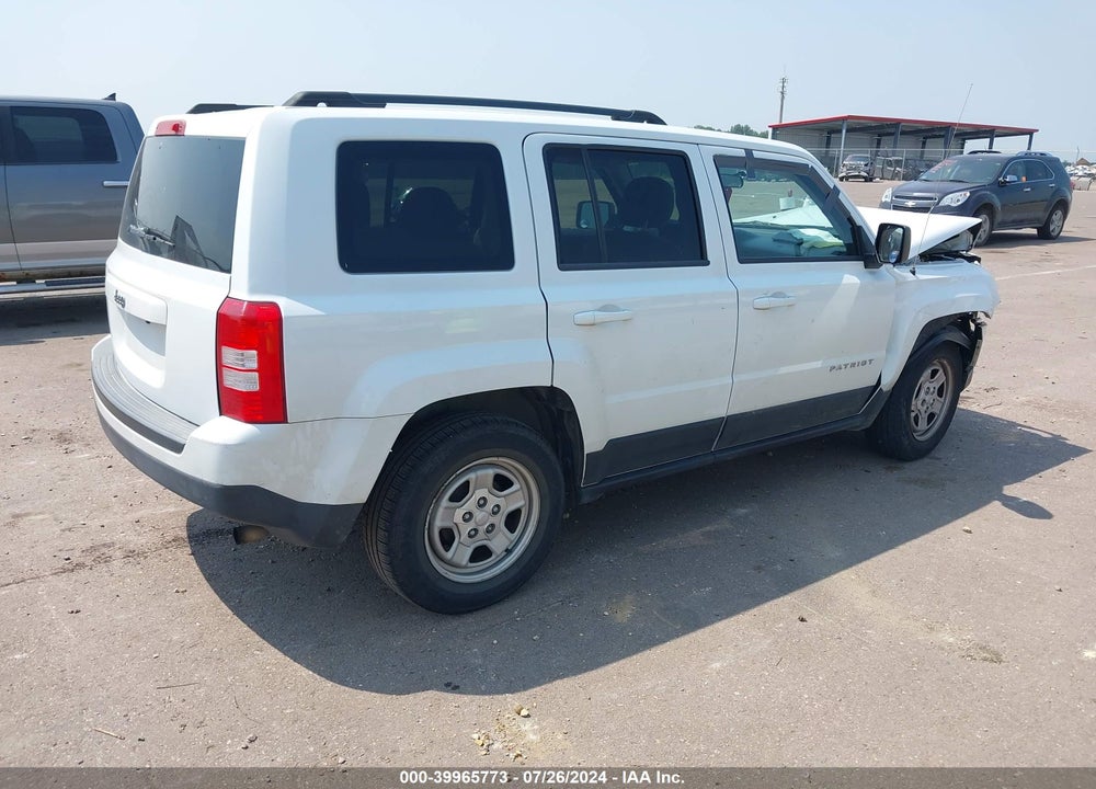 2015 JEEP PATRIOT VIN: 1C4NJPBB8FD304821