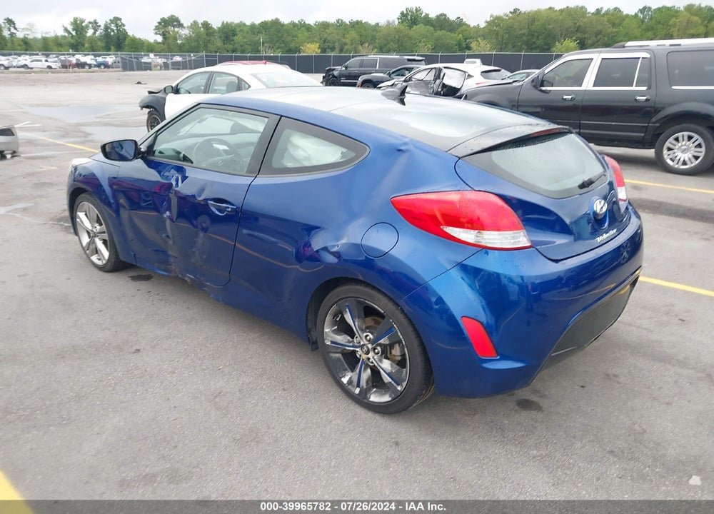 2017 HYUNDAI VELOSTER VALUE EDITION VIN: KMHTC6AD0HU320475