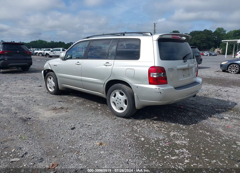 2006 TOYOTA HIGHLANDER LIMITED V6 VIN: JTEDP21A160097648