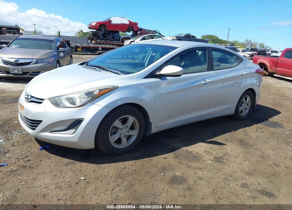 2014 HYUNDAI ELANTRA SE VIN: KMHDH4AE0EU164727