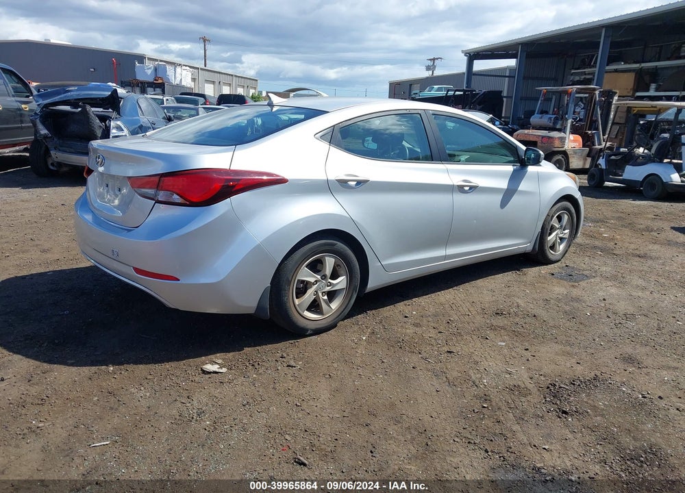 2014 HYUNDAI ELANTRA SE VIN: KMHDH4AE0EU164727
