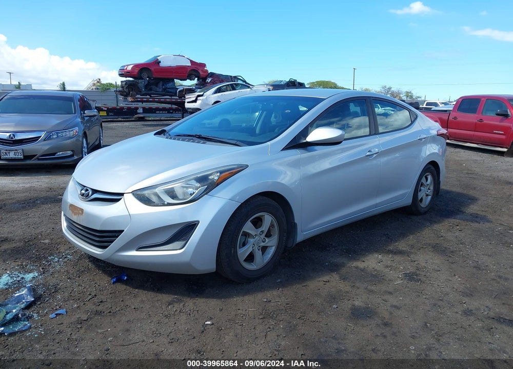 2014 HYUNDAI ELANTRA SE VIN: KMHDH4AE0EU164727