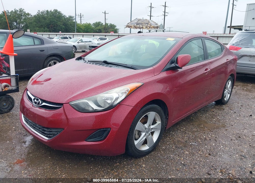 2013 HYUNDAI ELANTRA GLS VIN: 5NPDH4AE0DH364388