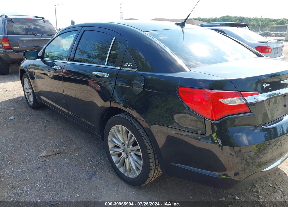 2011 CHRYSLER 200 LIMITED VIN: 1C3BC2FB7BN501059