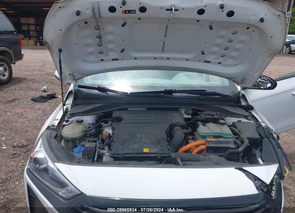 2017 HYUNDAI IONIQ HYBRID BLUE VIN: KMHC65LC4HU047692