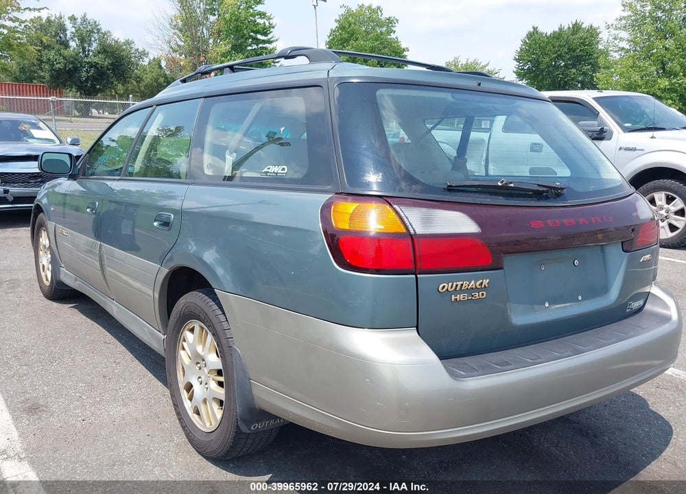 2002 SUBARU OUTBACK H6-3.0 VDC VIN: 4S3BH896427608606