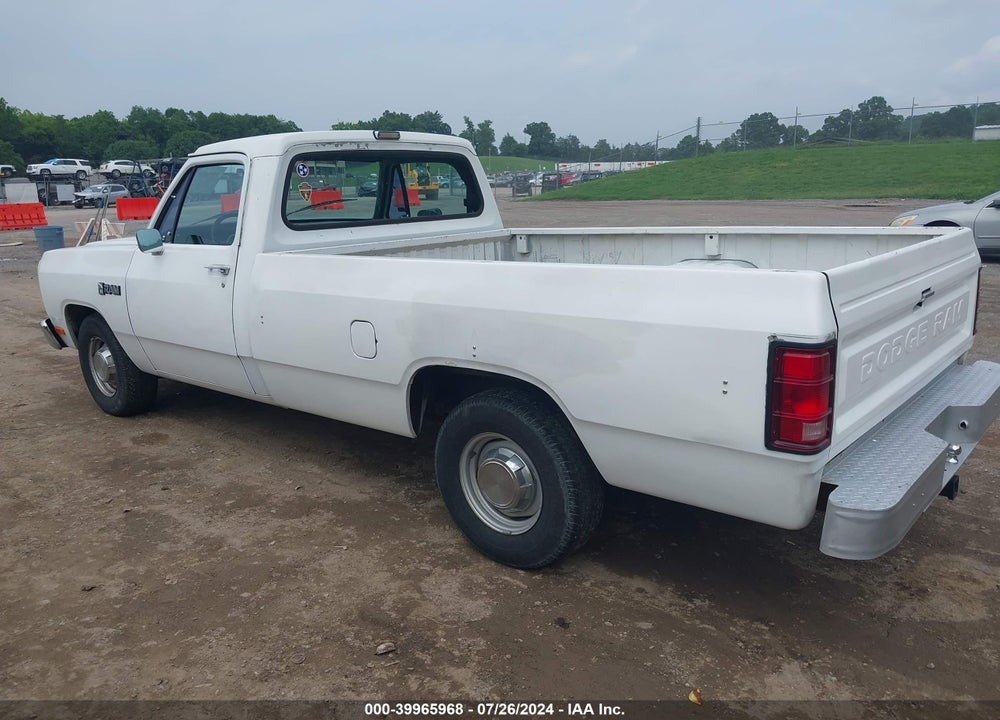 1990 DODGE D-SERIES D150 VIN: 1B7GE16Y7LS627161