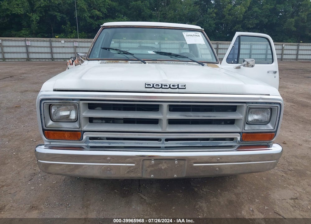 1990 DODGE D-SERIES D150 VIN: 1B7GE16Y7LS627161