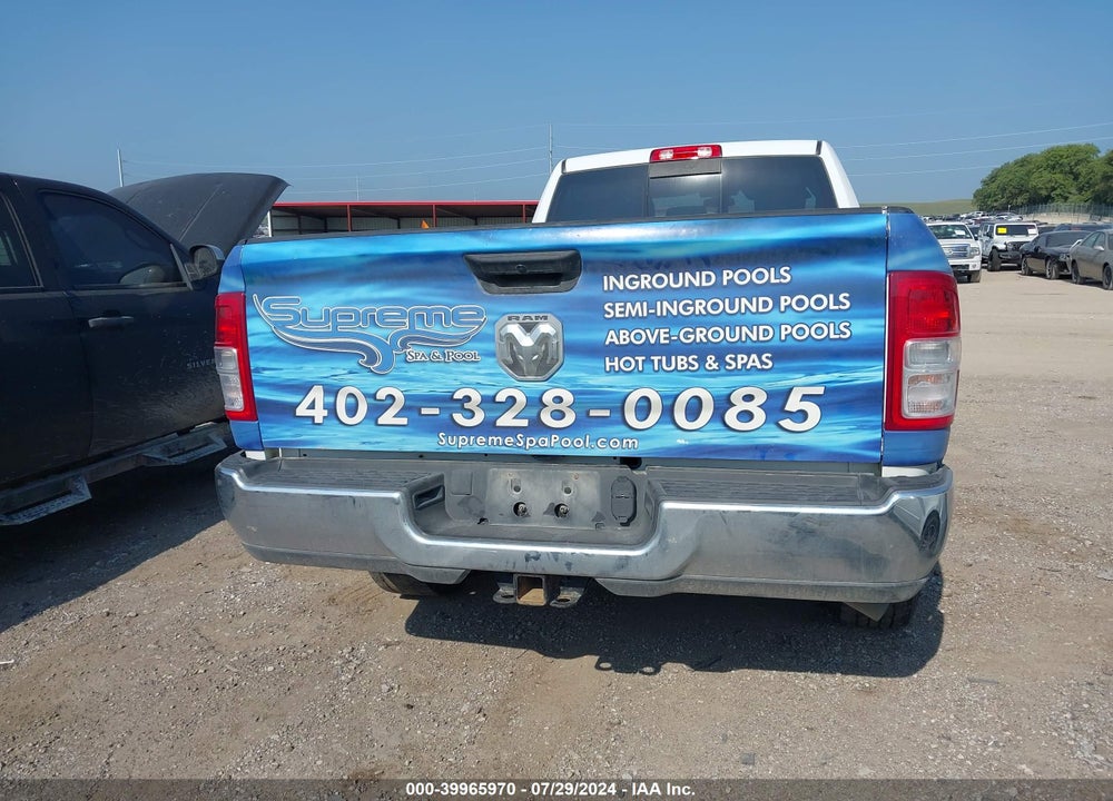 2022 RAM 2500 TRADESMAN 4X2 8' BOX VIN: 3C6UR4HJ2NG228264