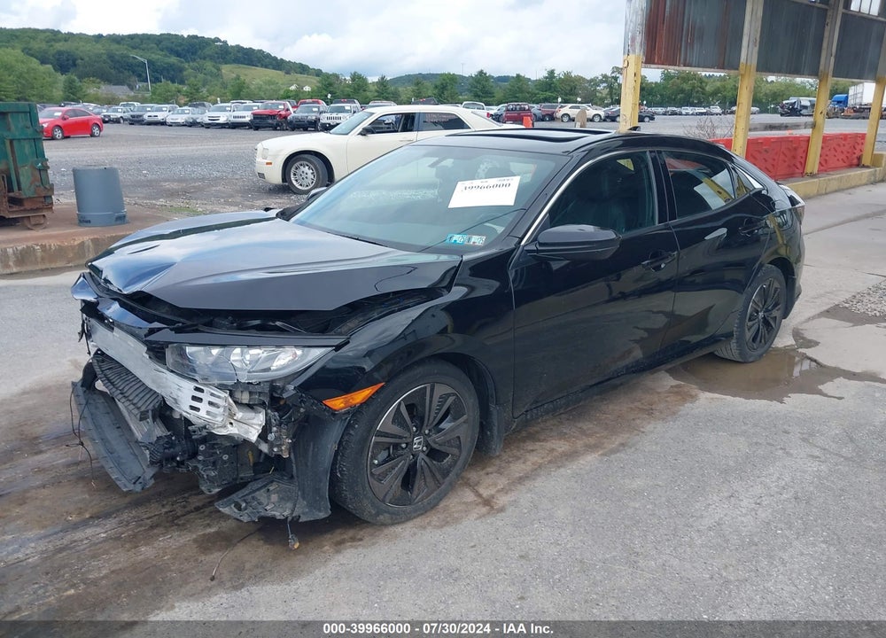 2017 HONDA CIVIC EX-L VIN: SHHFK7H76HU409890