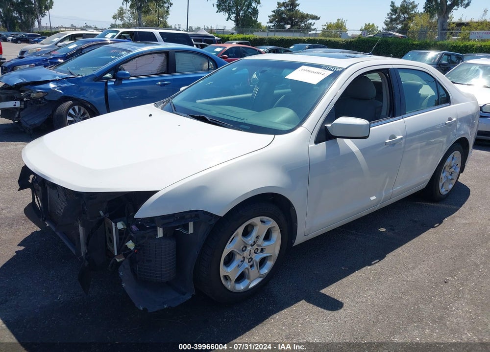 2010 FORD FUSION SE VIN: 3FAHP0HA3AR172526