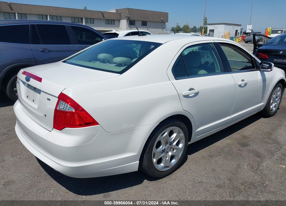 2010 FORD FUSION SE VIN: 3FAHP0HA3AR172526