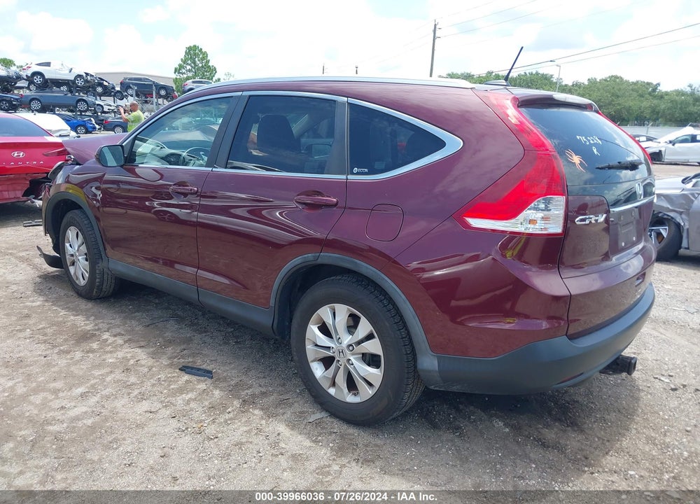 2012 HONDA CR-V EX-L VIN: 5J6RM4H7XCL041866