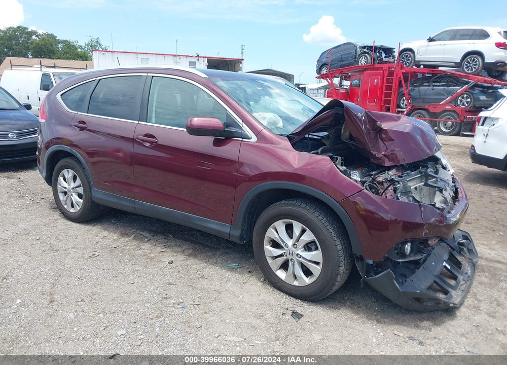 2012 HONDA CR-V EX-L VIN: 5J6RM4H7XCL041866