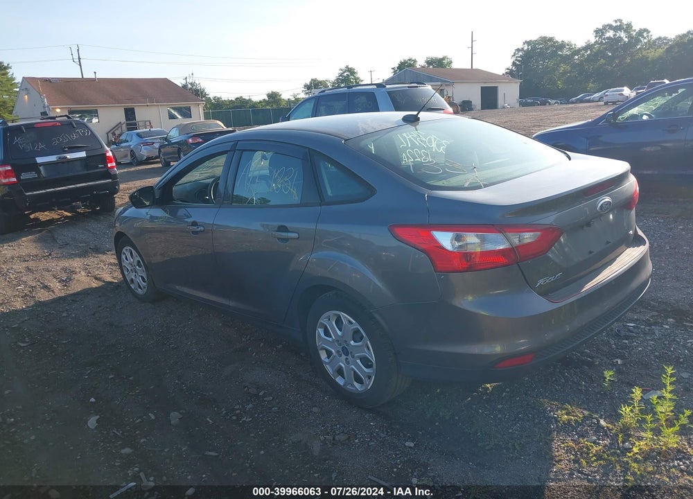 2012 FORD FOCUS SE VIN: 1FAHP3F27CL403507
