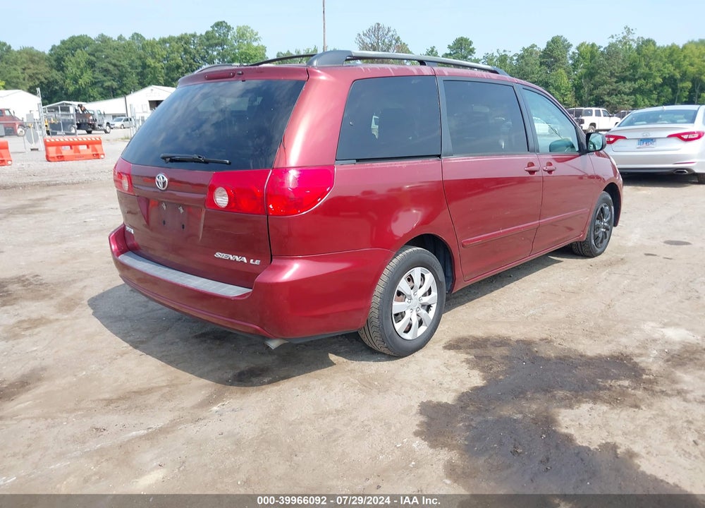 2006 TOYOTA SIENNA LE VIN: 5TDZA23C96S551488