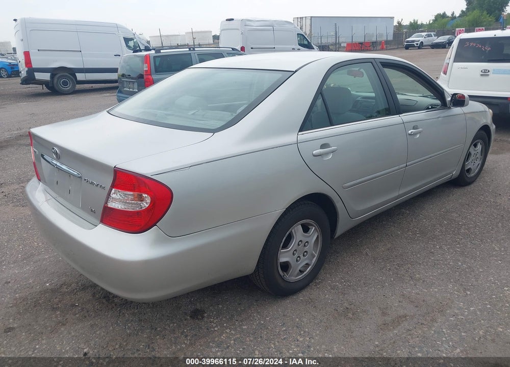 2002 TOYOTA CAMRY LE V6 VIN: 4T1BF32K22U035024
