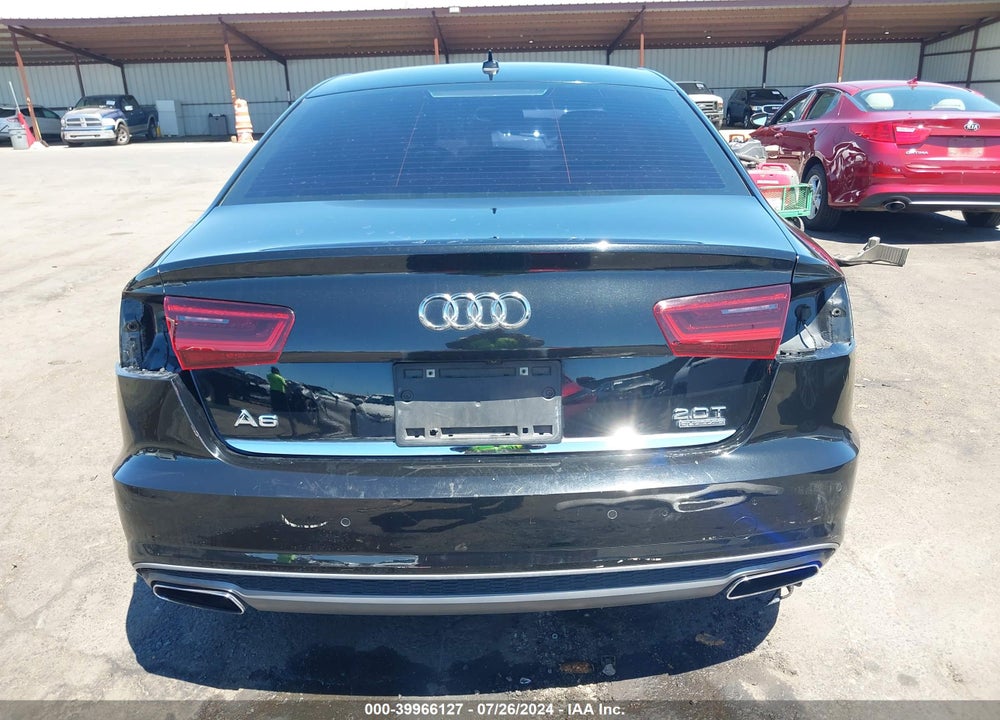 2016 AUDI A6 2.0T PREMIUM PLUS VIN: WAUGFAFC2GN176577