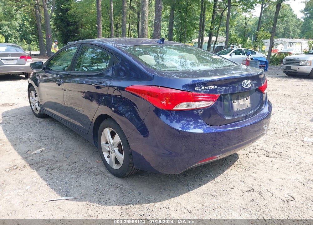 2013 HYUNDAI ELANTRA GLS VIN: 5NPDH4AE8DH361741