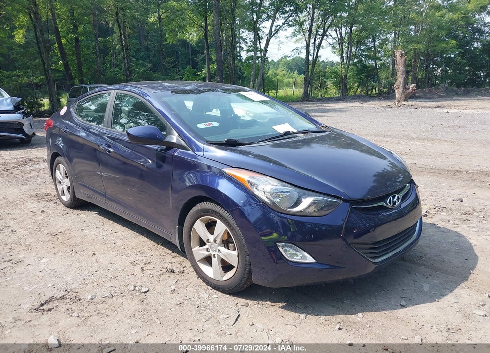 2013 HYUNDAI ELANTRA GLS VIN: 5NPDH4AE8DH361741