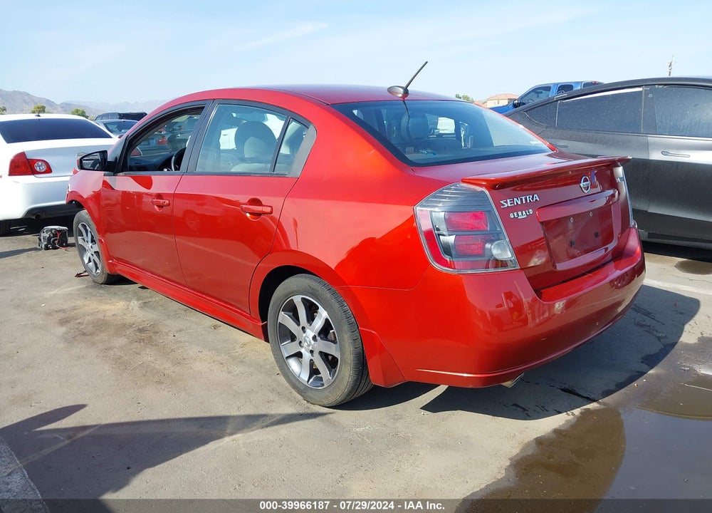 2011 NISSAN SENTRA 2.0SR VIN: 3N1AB6APXBL729130