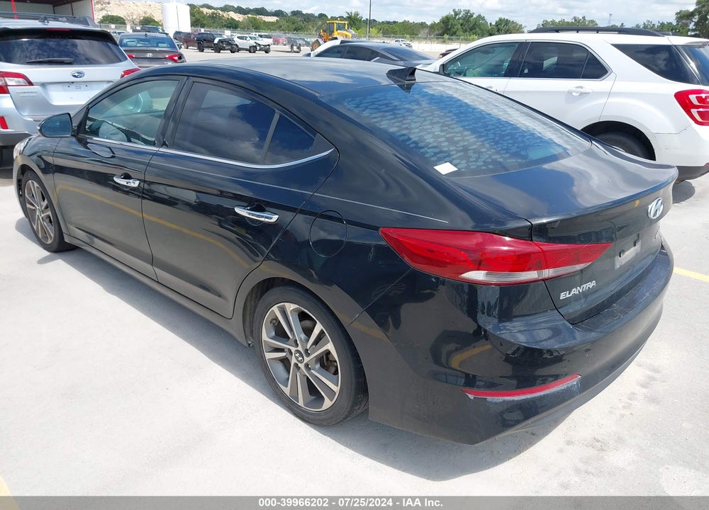 2017 HYUNDAI ELANTRA LIMITED VIN: 5NPD84LF0HH199387