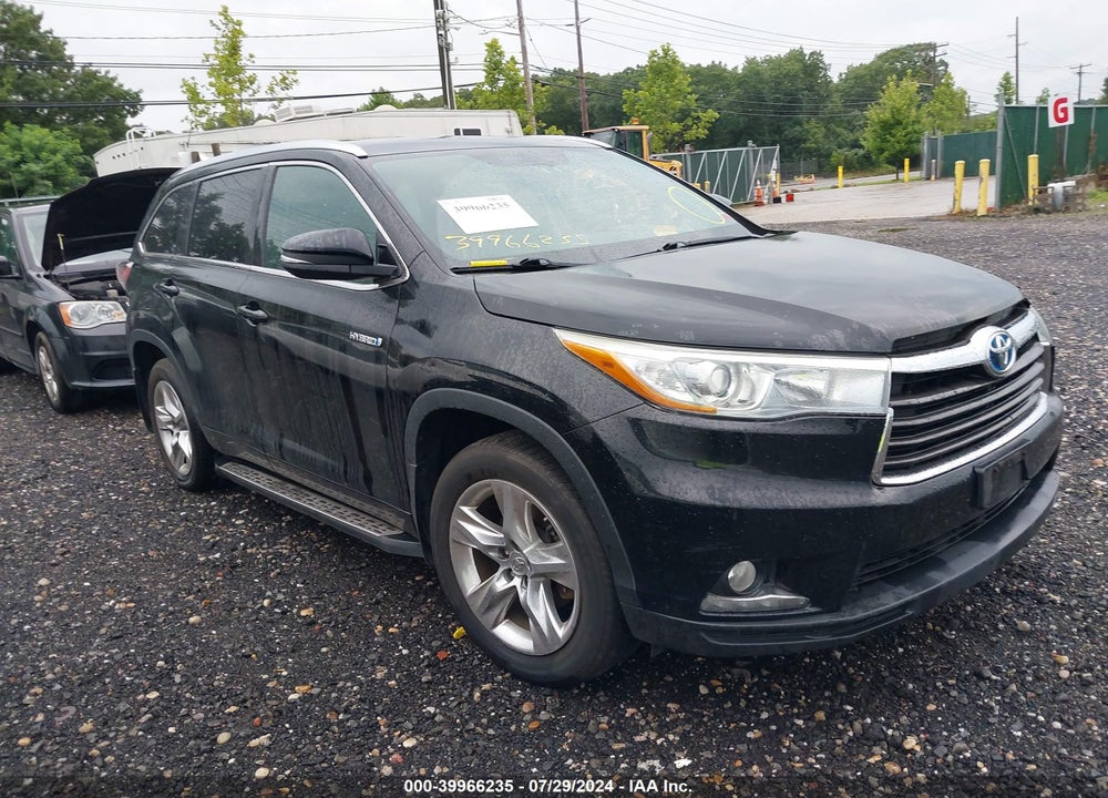 2015 TOYOTA HIGHLANDER HYBRID LIMITED VIN: 5TDDCRFH9FS009229