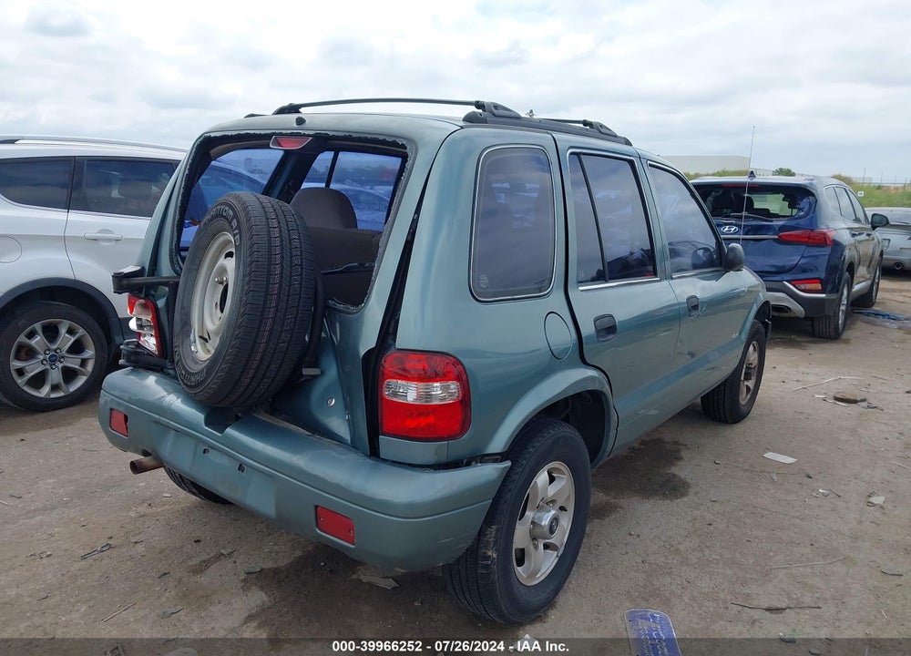 2001 KIA SPORTAGE EX/LIMITED VIN: KNDJA723615692190