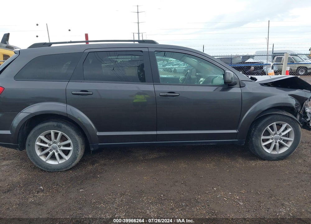 2016 DODGE JOURNEY SXT VIN: 3C4PDCBGXGT206390