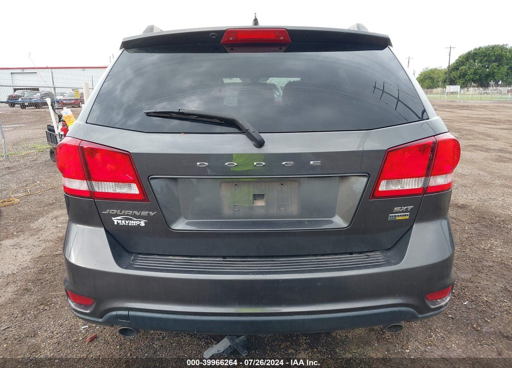 2016 DODGE JOURNEY SXT VIN: 3C4PDCBGXGT206390