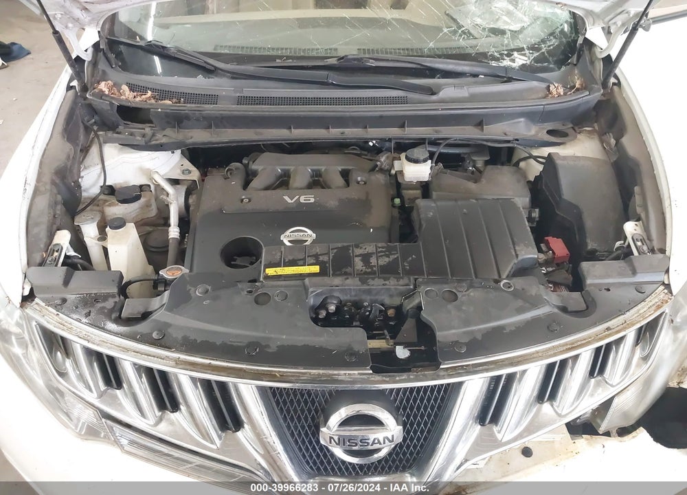 2010 NISSAN MURANO SL VIN: JN8AZ1MW6AW109371
