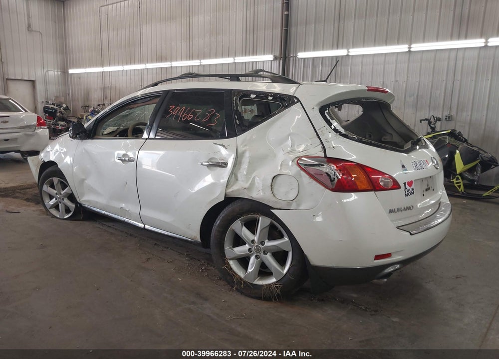 2010 NISSAN MURANO SL VIN: JN8AZ1MW6AW109371