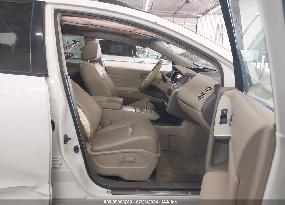 2010 NISSAN MURANO SL VIN: JN8AZ1MW6AW109371