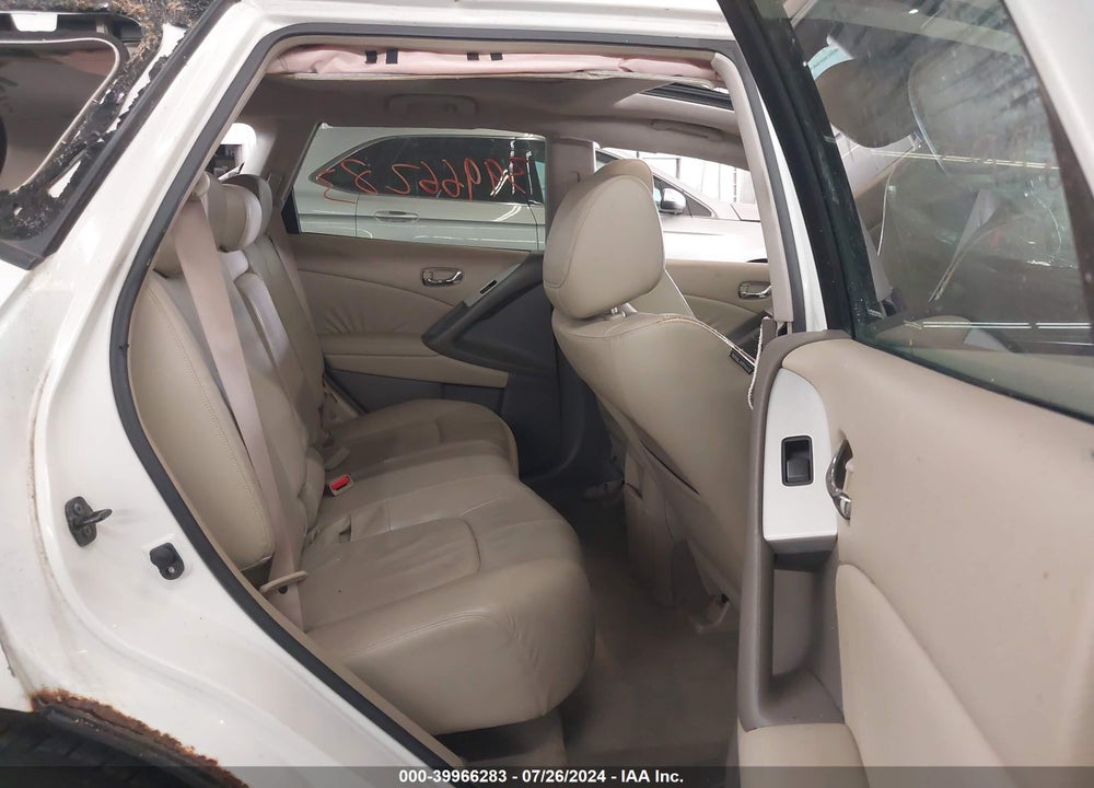 2010 NISSAN MURANO SL VIN: JN8AZ1MW6AW109371