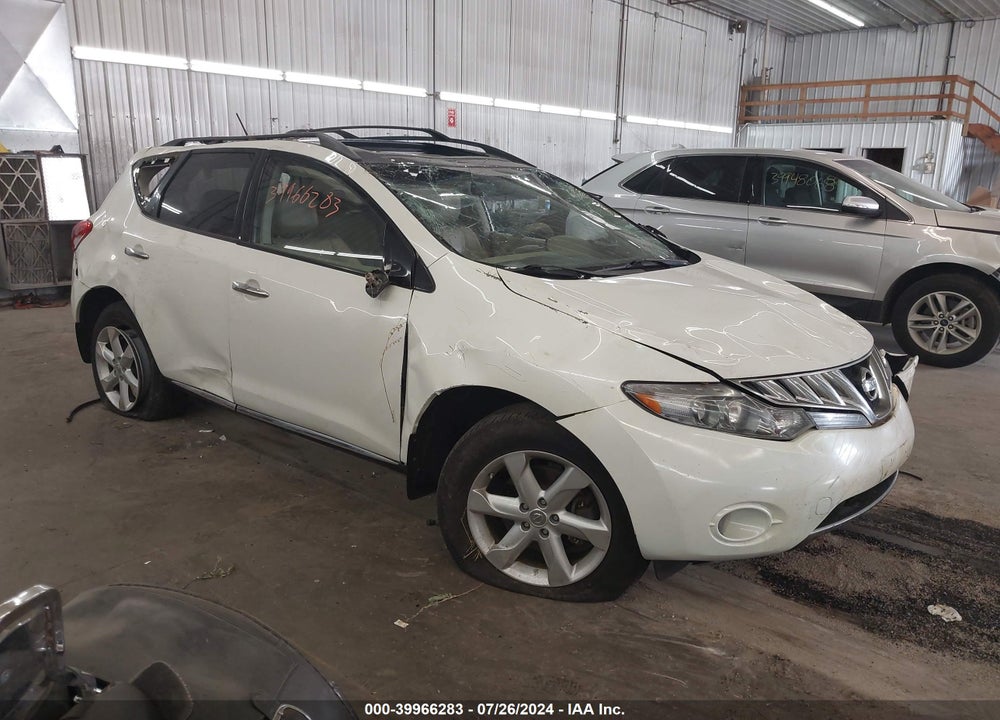 2010 NISSAN MURANO SL VIN: JN8AZ1MW6AW109371