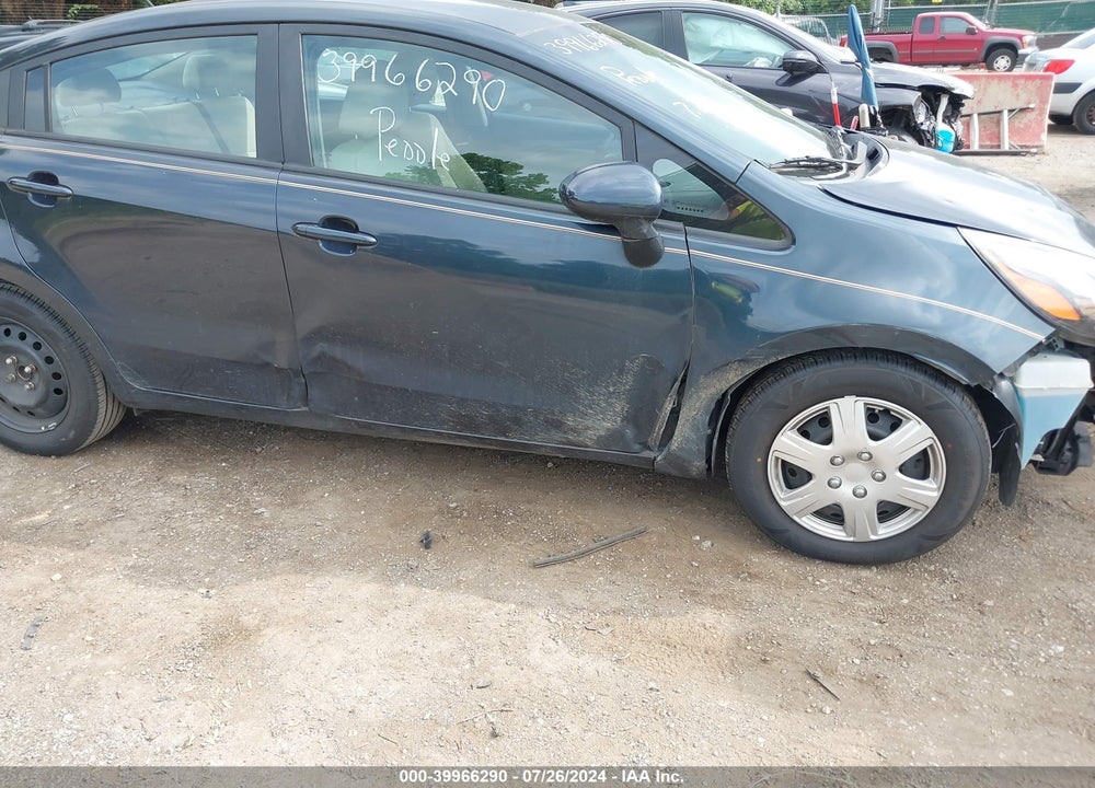 2013 KIA RIO EX VIN: KNADN4A3XD6186617