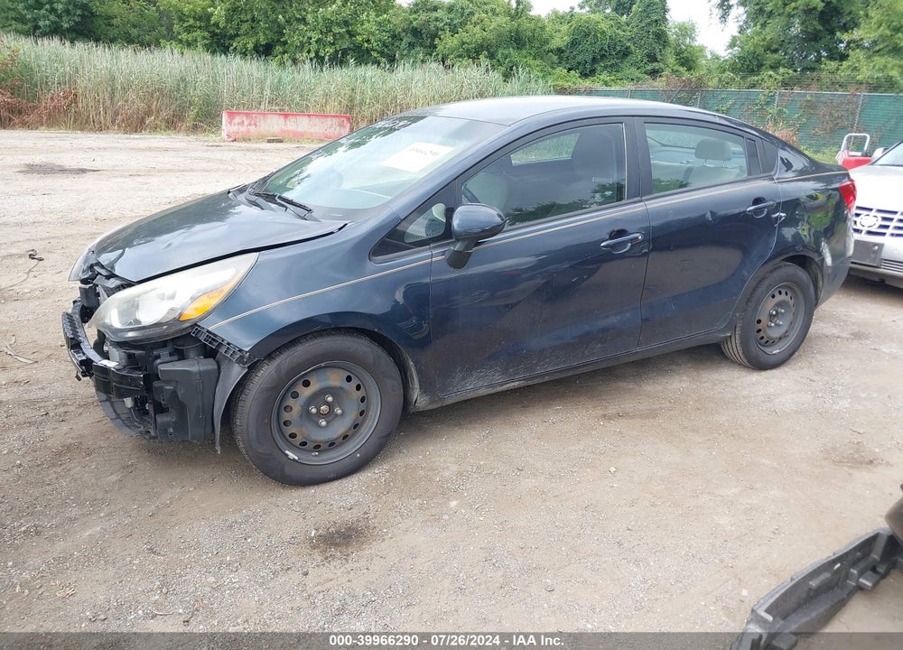 2013 KIA RIO EX VIN: KNADN4A3XD6186617