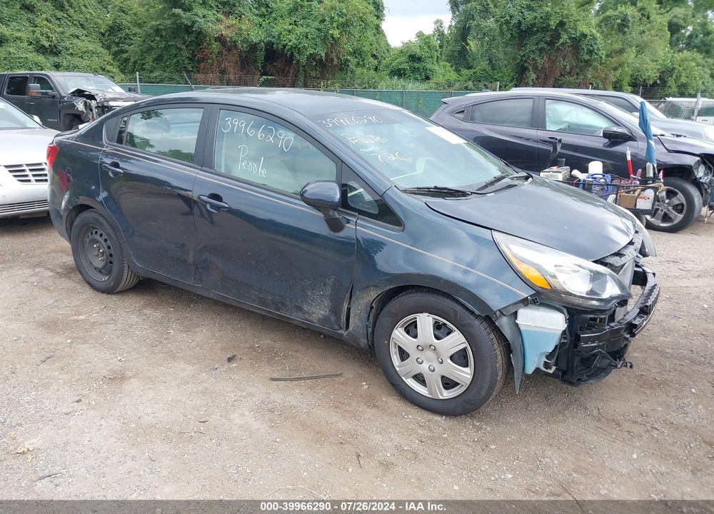 2013 KIA RIO EX VIN: KNADN4A3XD6186617