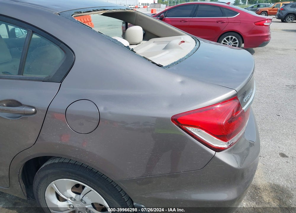 2014 HONDA CIVIC LX VIN: 19XFB2F55EE025462