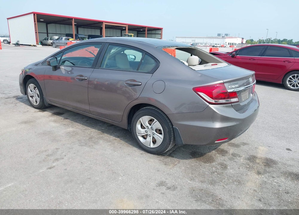 2014 HONDA CIVIC LX VIN: 19XFB2F55EE025462