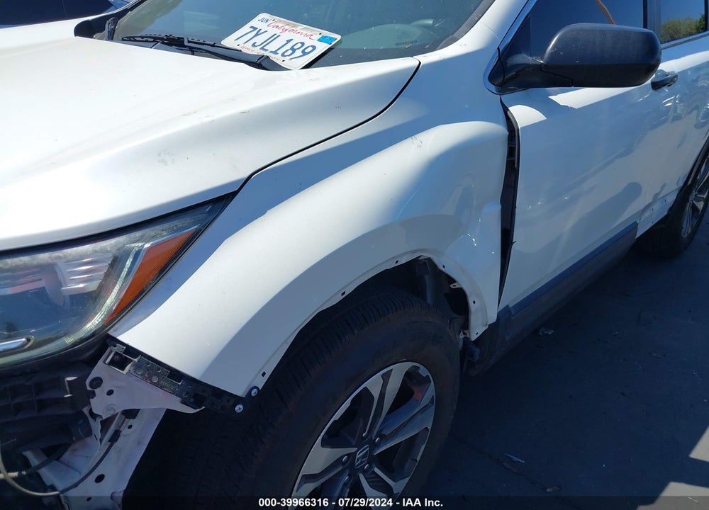 2017 HONDA CR-V LX VIN: 2HKRW5H39HH400963