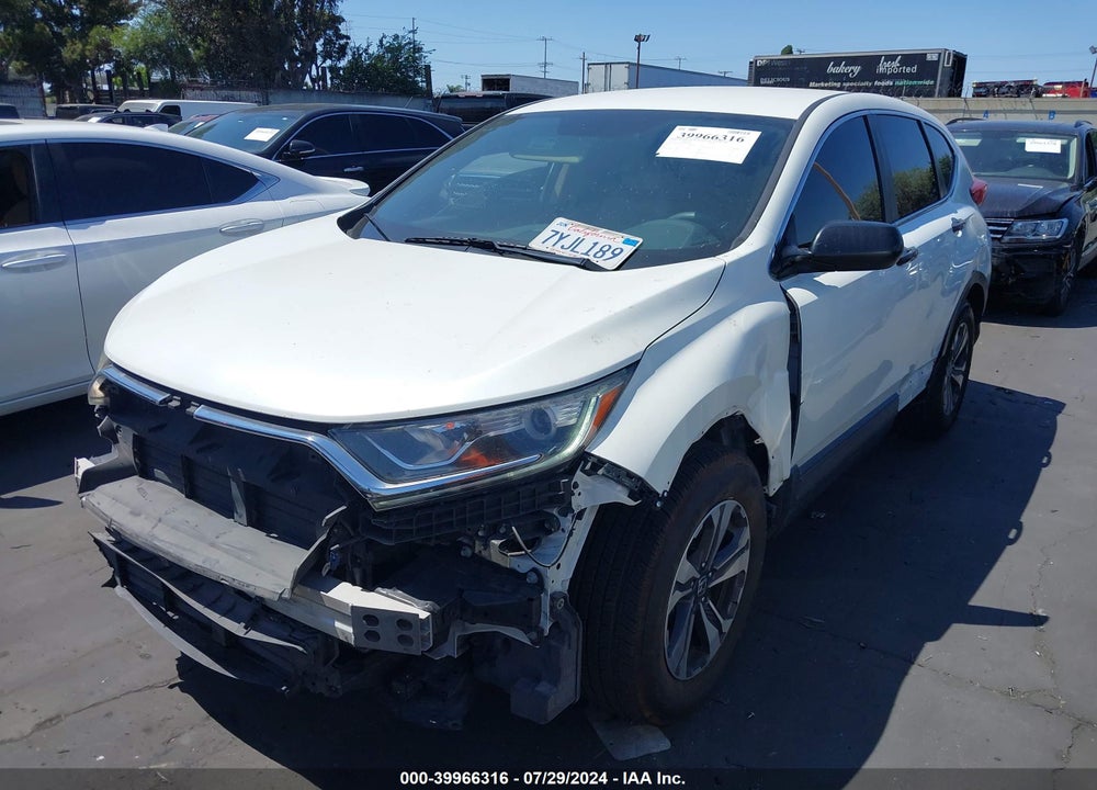 2017 HONDA CR-V LX VIN: 2HKRW5H39HH400963