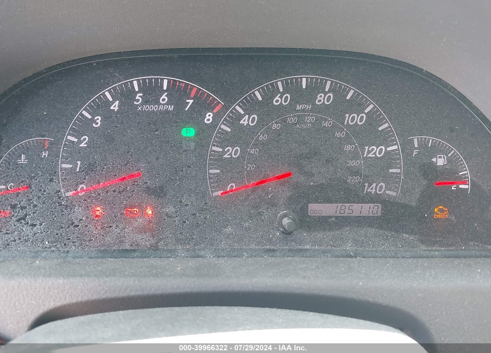 2005 TOYOTA CAMRY LE VIN: 4T1BE32K85U011687