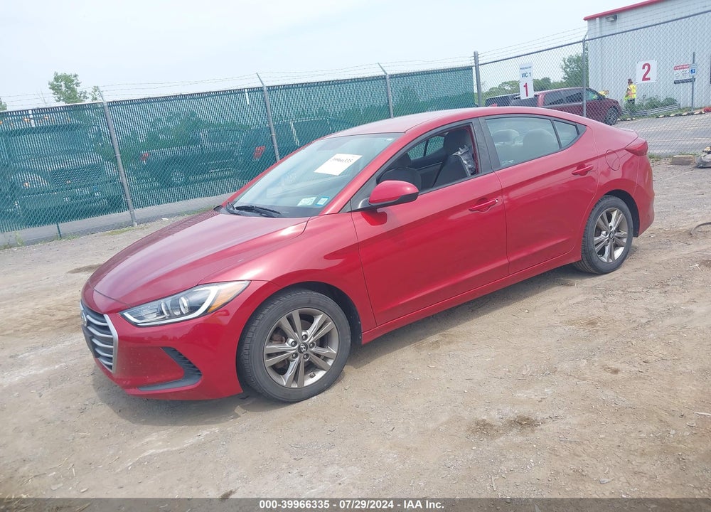2017 HYUNDAI ELANTRA VIN: KMHD84LFXHU224412