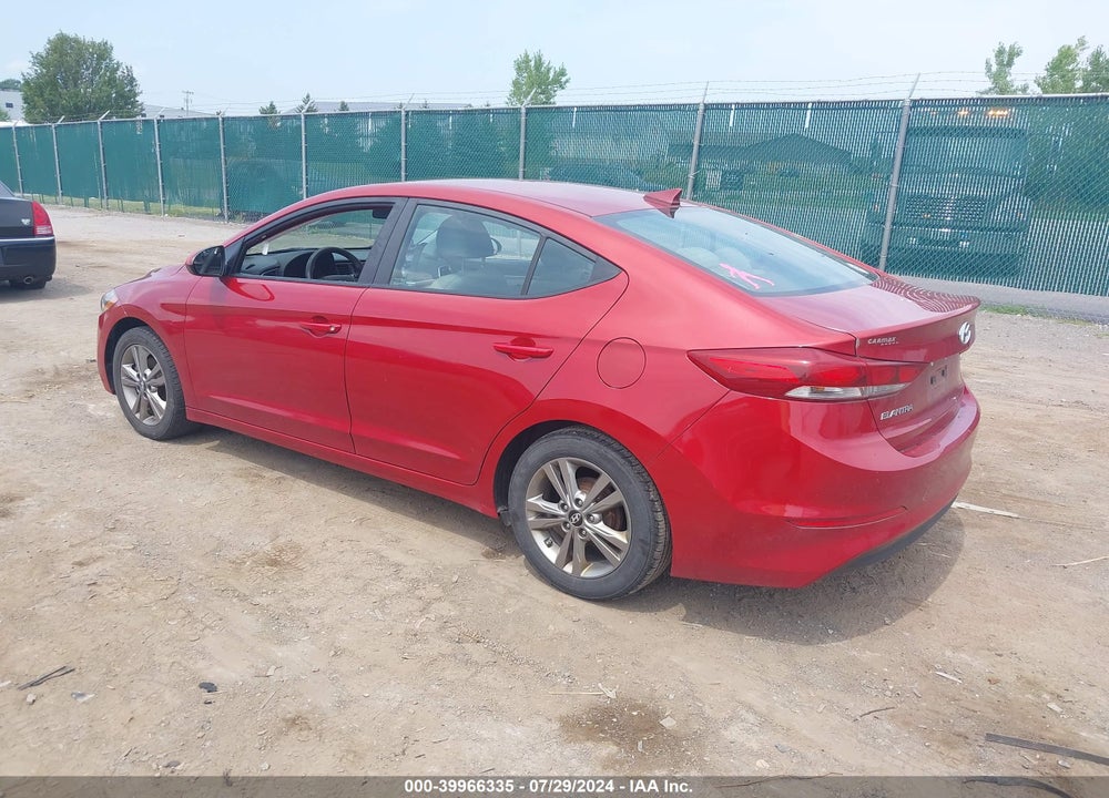 2017 HYUNDAI ELANTRA VIN: KMHD84LFXHU224412