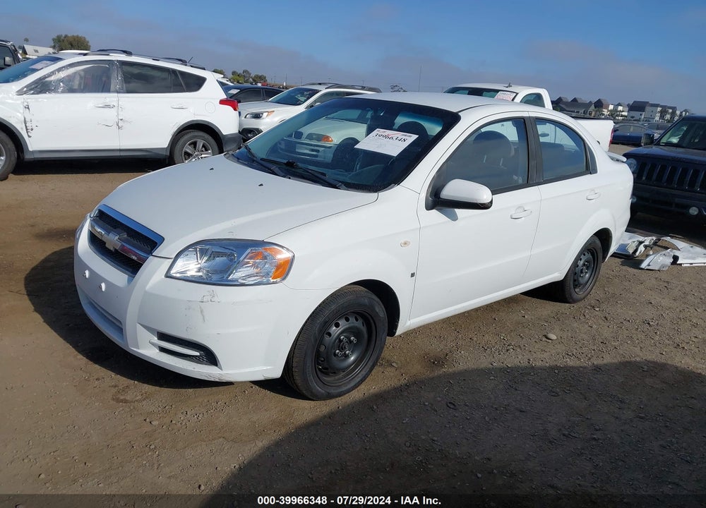 2008 CHEVROLET AVEO LS VIN: KL1TD56668B259979