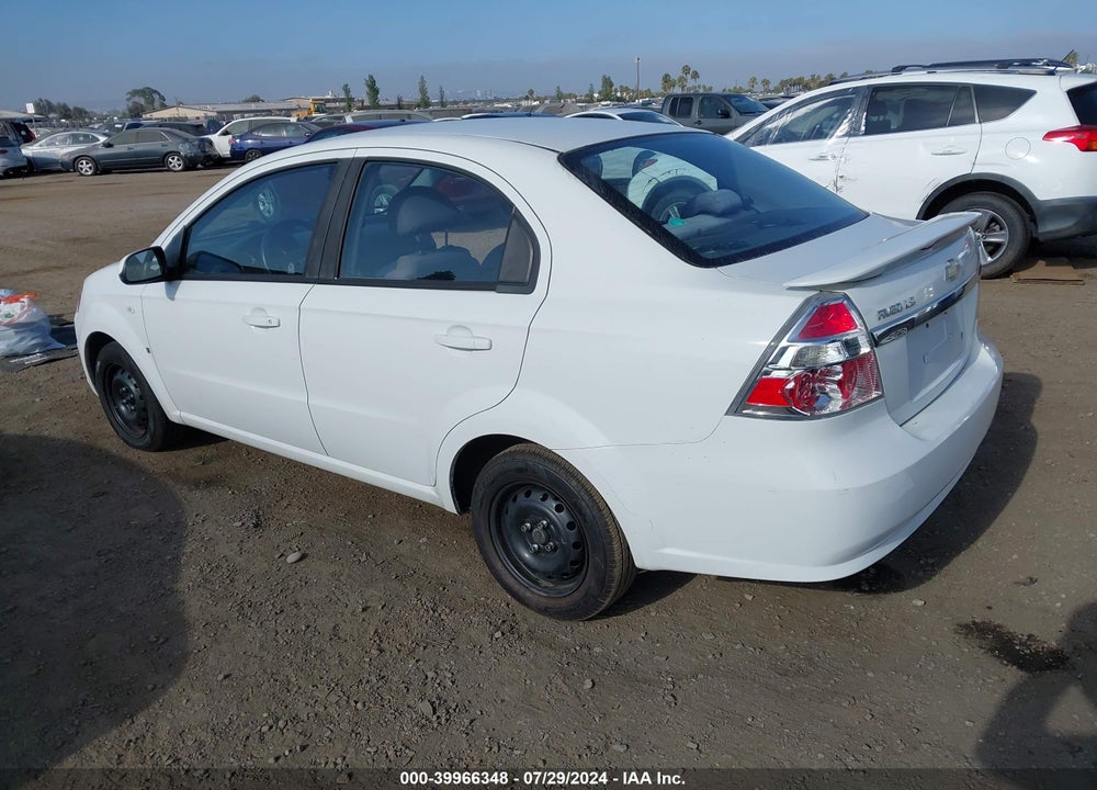 2008 CHEVROLET AVEO LS VIN: KL1TD56668B259979