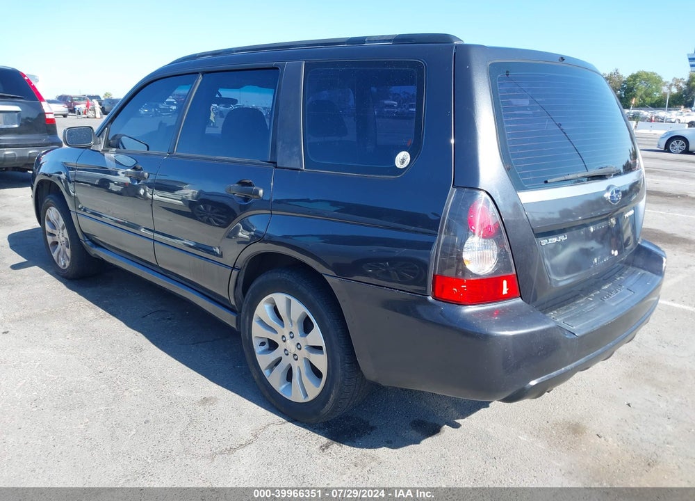 2008 SUBARU FORESTER 2.5X VIN: JF1SG63668G708060